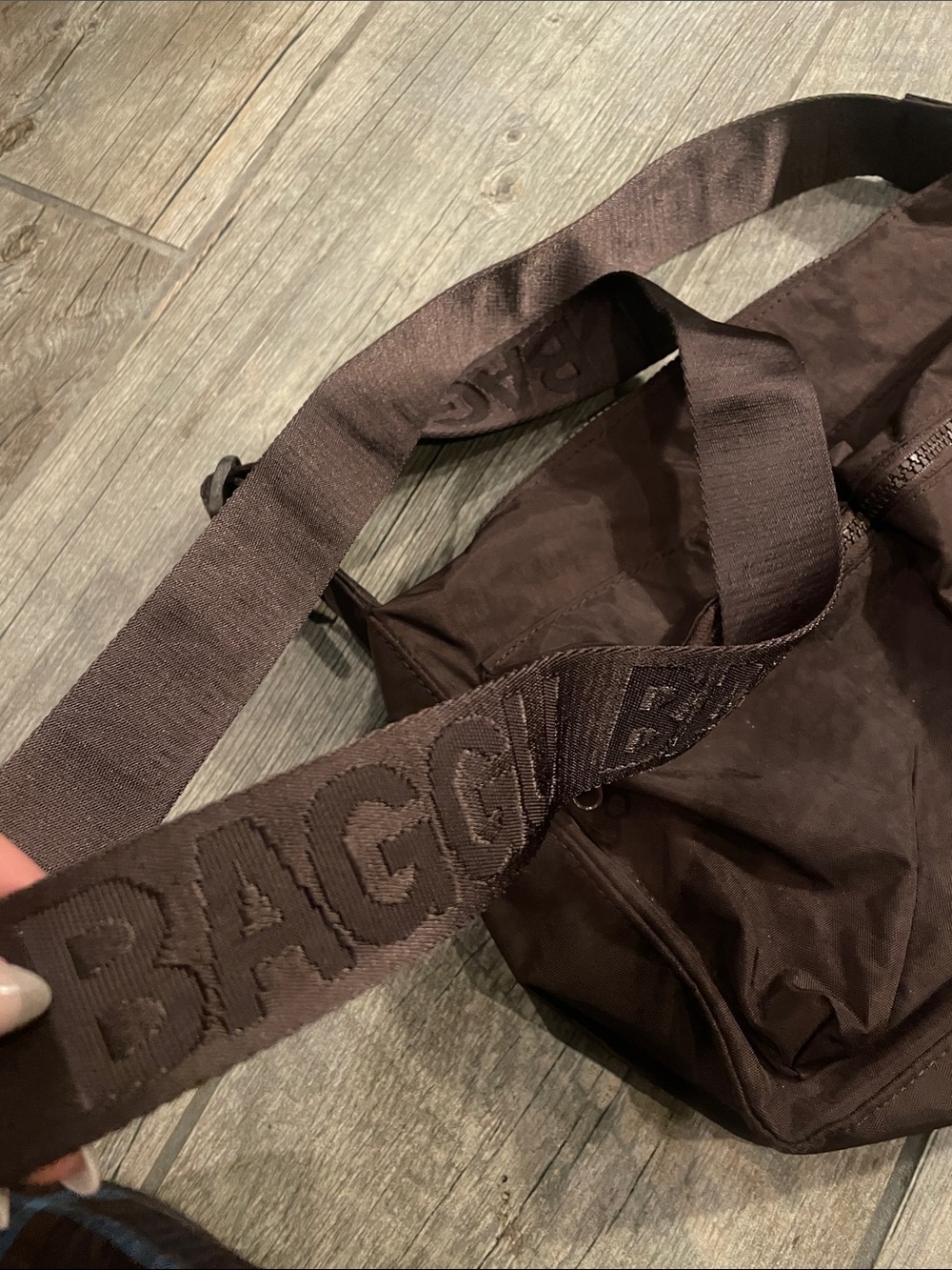 BAGGU Brown Crossbody Shoulder Bag - Picture 2 of 4